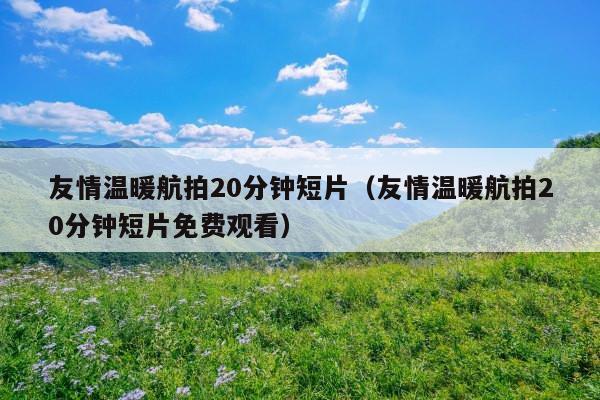 友情温暖航拍20分钟短片(友情温暖航拍20分钟短片免费观看)