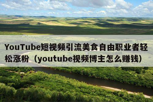 YouTube短视频引流美食自由职业者轻松涨粉(youtube视频博主怎么赚钱)